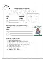 English worksheet: ENVIRONMENT