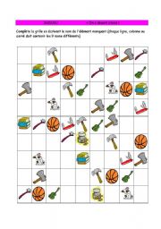 English Worksheet: sudoku desert island