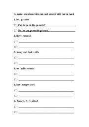 English Worksheet: Ability