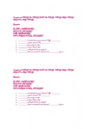 English Worksheet: There is - There are