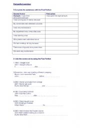 English worksheet: Past Perfect Exercises