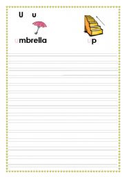 English worksheet: alphabets