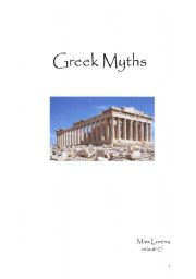 English Worksheet: Greek Myths