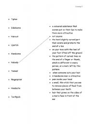 English worksheet: Two words in one - 7 - matching