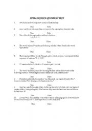 English Worksheet: BRAINTEASERS