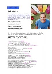 English Worksheet: better together