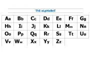 English Worksheet: Large Alphabet Chart