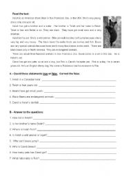 English Worksheet: American Black Bear - test 5th grade