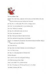 English Worksheet: Santa Claus