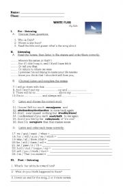 English Worksheet: Song 