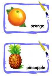 Fruits flashcards 2