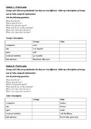 English worksheet: Appearance