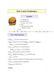 How to make hamburgers