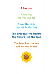 English Worksheet: Two nursery rhymes