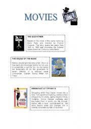 English worksheet: Movies Synopses