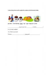 English Worksheet: Dialogue