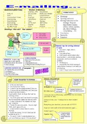 English Worksheet: Another activity using emails in pedagogical practices