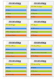 English Worksheet: Pictionary set 2