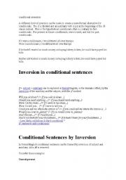 conditional sentences with subject-verb inversion