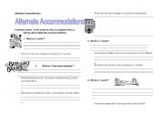 English Worksheet: Various Types of Accommodation in Tourism