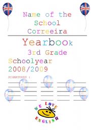 English worksheet: Cover yearbook