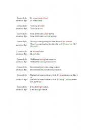 English Worksheet: Common Mistakes in English