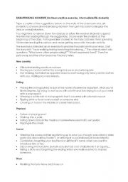 English Worksheet: EMBARRASSING MOMENTS