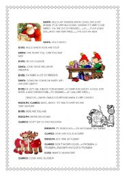 English Worksheet: RUDOLPH HAS GOT A BLUE NOSE!_2