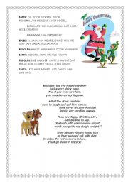 English Worksheet: RUDOLPH HAS GOT A BLUE NOSE!_4