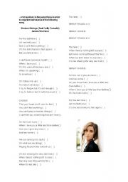 English Worksheet: Listening Act. - Broken Strings,  Nelly Furtado