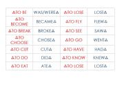 English Worksheet: memory cards