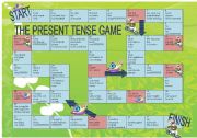 English Worksheet: the present tense game