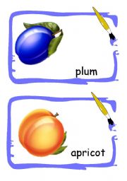 Fruits flashcards 3