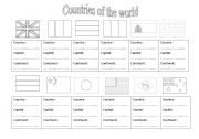 English Worksheet: Countries of the world