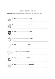 English Worksheet: HAVE HAS GOT