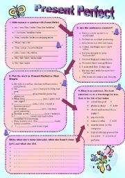 Present Perfect  - exercises