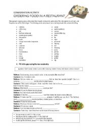 English Worksheet: Eating Out