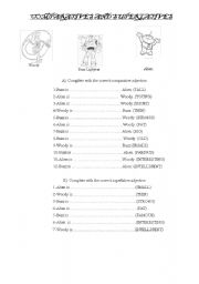  Toy Story comparatives-Superlatives