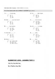 English Worksheet: error correction 