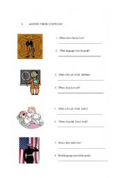 English worksheet: Present simple