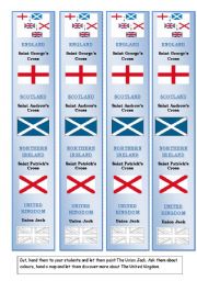 English Worksheet: Bookmarks on British Culture 