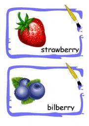 English Worksheet: Berry flashcards 1