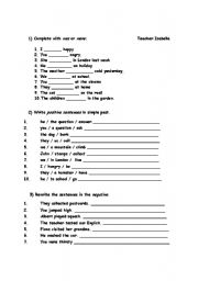 English Worksheet: Simple past grammar
