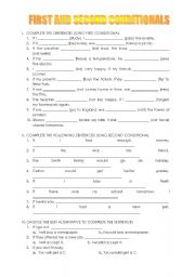 English Worksheet: Conditionals