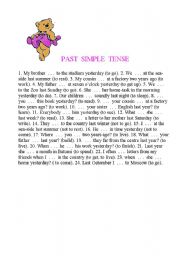 past simple tense