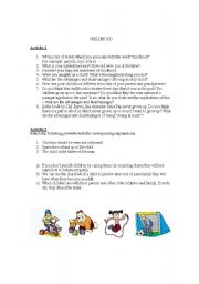 English Worksheet: Childhood