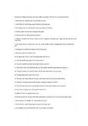 English Worksheet: Apostrophes