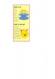 English Worksheet: bookmark