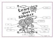 English Worksheet: SUMMER HOLIDAYS