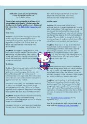 English Worksheet: PERSONALITY, BIRTH ORDER, ADJECTIVES OF PERSONALITY